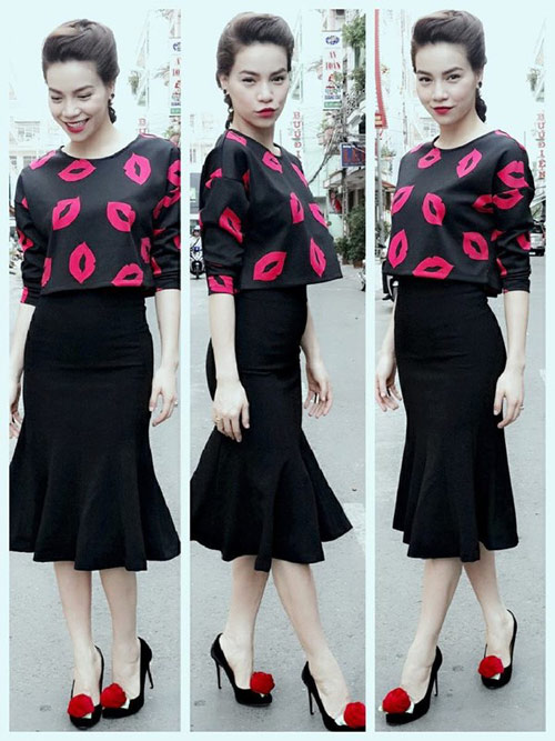 Sao Việt rộ quot;cơn sốtquot; váy loe - 5