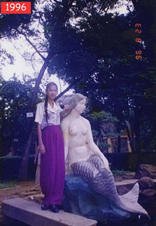 Phi Thanh Vân trước thẩm mỹ ngực phẳng lì - 1