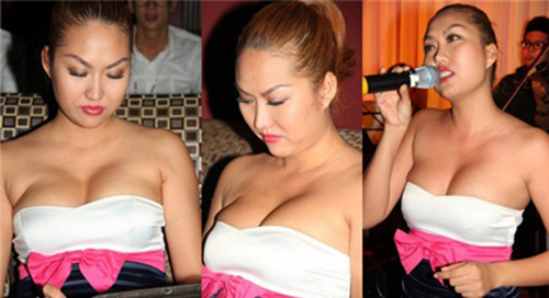 Phi Thanh Vân trước thẩm mỹ ngực phẳng lì - 9