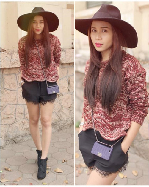 Lưu Hương Giang #039;chơi#039; phụ kiện sành như fashionista - 1