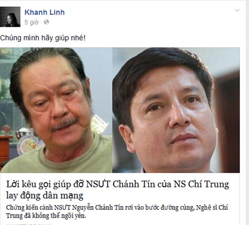 Nghệ sĩ Việt kêu gọi giúp đỡ Chánh Tín - 9