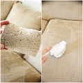 Nhà đẹp - Giặt khô sofa da lộn: Hóa ra chẳng khó!