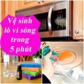 Nhà đẹp - Lò vi sóng sạch tinh tươm trong 5 phút