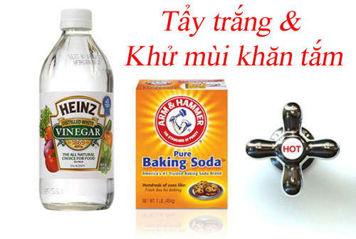 Mẹo tẩy trắng, khử mùi khăn tắm ngày mưa - 2