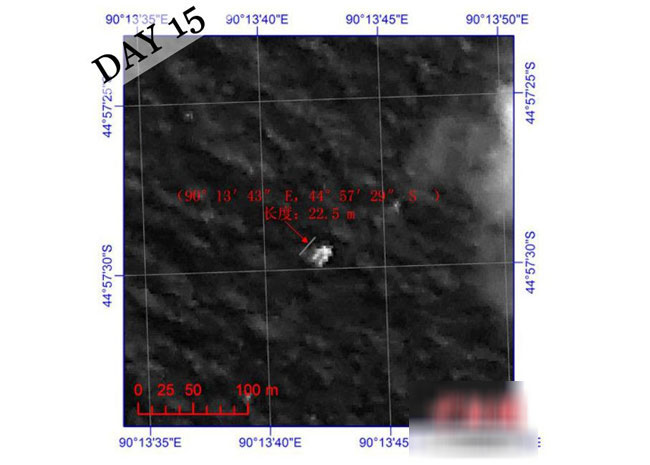 Ngày thứ 15: 22/3

Trung Quốc tiếp tục công bố ảnh vệ tinh chụp được các mảnh vỡ dài 22m trôi nổi trên cách khu vực vật thể lạ do Úc tìm kiếm trước đó 120km về phía tây nam. 
