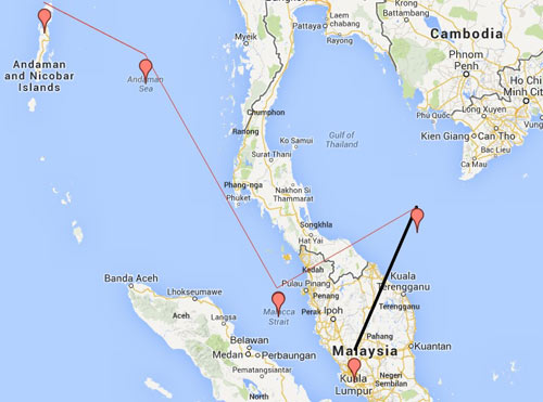 Hành trình kỳ lạ của máy bay MH370 - 3
