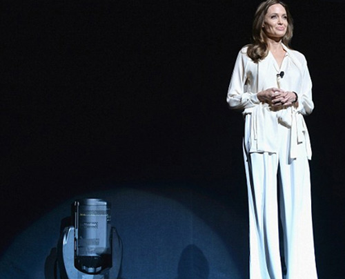 Angelina Jolie lại gây sốc vì gầy trơ xương - 6