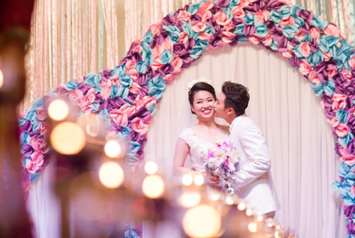 Không gian cưới ngọt ngào quot;như mơquot; của Lê Khánh - 20