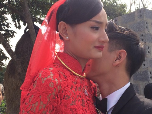 Lê Thúy khóc nức nở trong lễ rước dâu - 8