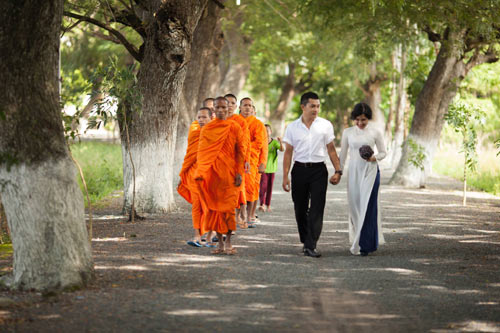 Xúc động ngắm nhìn ảnh cưới “Quê em mùa nước lũ” - 11