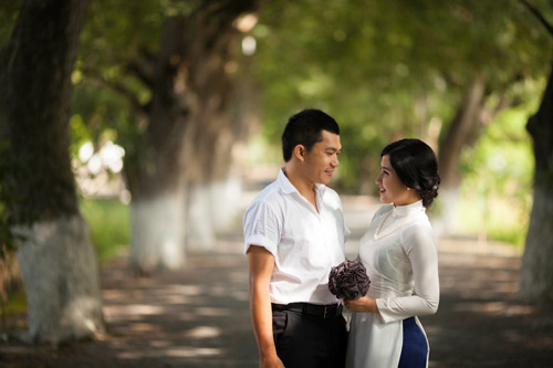 Xúc động ngắm nhìn ảnh cưới “Quê em mùa nước lũ” - 15