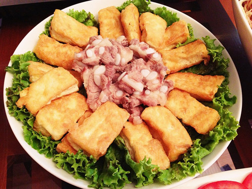 Lẩu riêu cua bắp bò sườn sụn