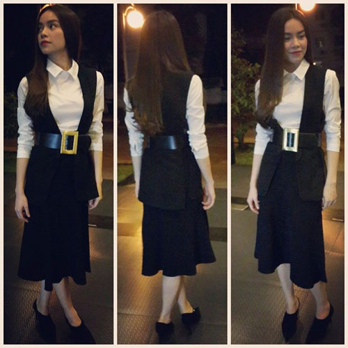 Hồ Ngọc Hà dùng thắt lưng to bản cực chất - 11