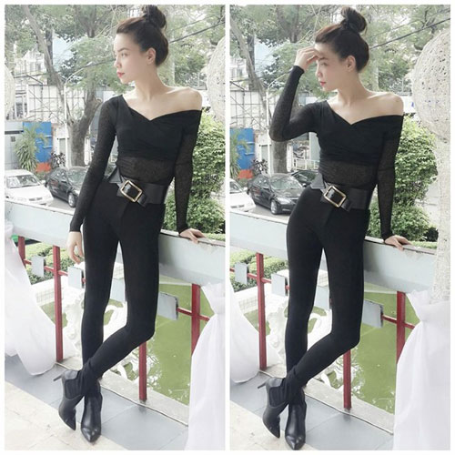 Hồ Ngọc Hà dùng thắt lưng to bản cực chất - 10