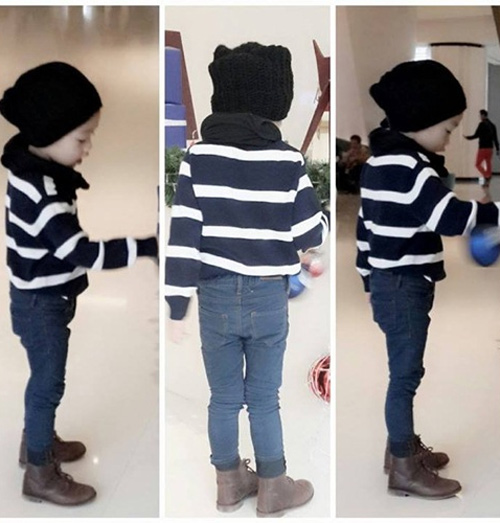 Tuyển tập quần jeans chất lừ của con trai Hồ Ngọc Hà - 5