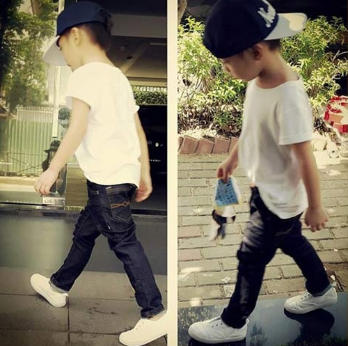 Tuyển tập quần jeans chất lừ của con trai Hồ Ngọc Hà - 7