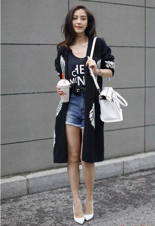 Áo cardigan dáng dài chiều lòng phái đẹp Nam - Bắc - 1