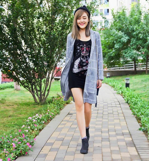 Áo cardigan dáng dài chiều lòng phái đẹp Nam - Bắc - 6