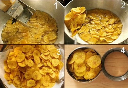 Cách làm bim bim chuối giòn tan cho bé - 4