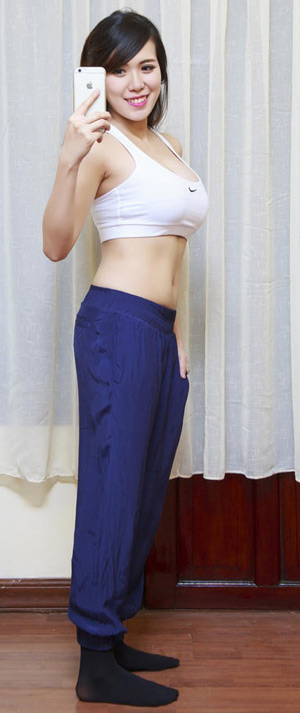 Hotgirl Mai Thỏ: Bái phục vòng eo 63 cm chỉ 15 ngày sau sinh - 2