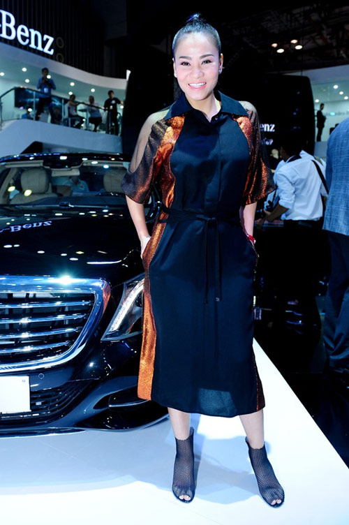 Thời trang bầu bí sành điệu hơn người của Thu Minh - 8