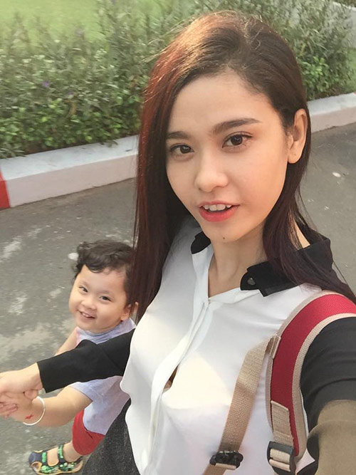 Giận Tim, Trương Quỳnh Anh ôm con rời khỏi nhà - 2