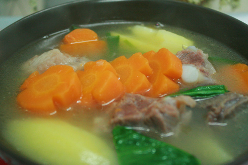 Canh khoai tây sườn nóng hổi - 16