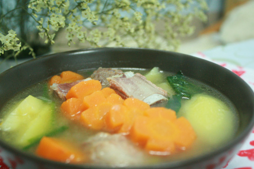 Canh khoai tây sườn nóng hổi - 20