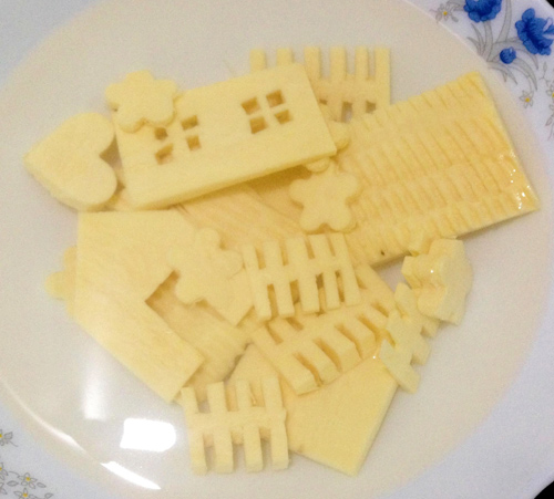 Khoai lang ngào đường hình ngôi nhà cho bé! - 1