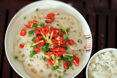 Gỏi củ sen kiểu mới, vài phút là xong - 3