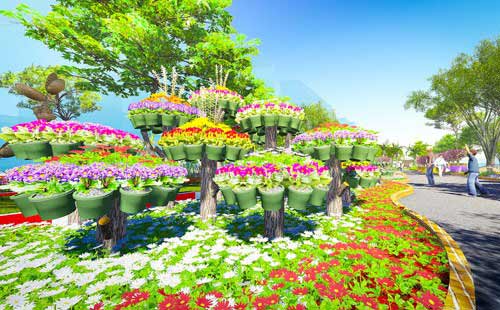 Rực rỡ Đường hoa Tết 2015 giữa trung tâm Sài Gòn - 1