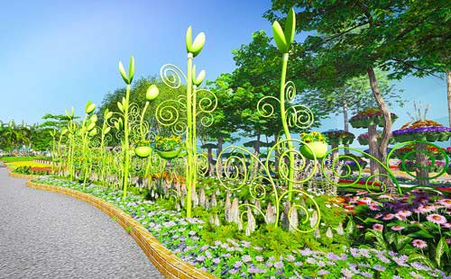 Rực rỡ Đường hoa Tết 2015 giữa trung tâm Sài Gòn - 10