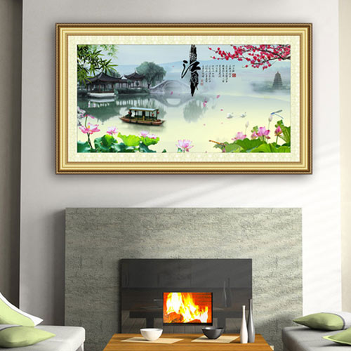 Đuổi dữ hóa lành nhờ tranh thêu hoa đào - 5