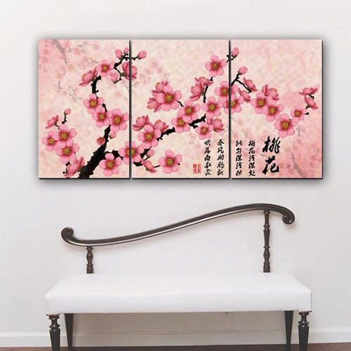 Đuổi dữ hóa lành nhờ tranh thêu hoa đào - 7