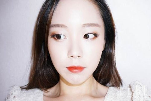 2 phút trang điểm mắt màu cam trẻ như mỹ nhân Hàn - 11