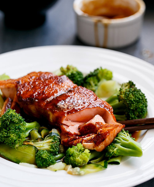 Cá hồi sốt Teriyaki ngon không phải nghĩ - 7