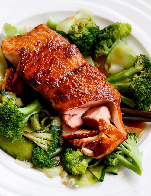 Cá hồi sốt Teriyaki ngon không phải nghĩ - 8