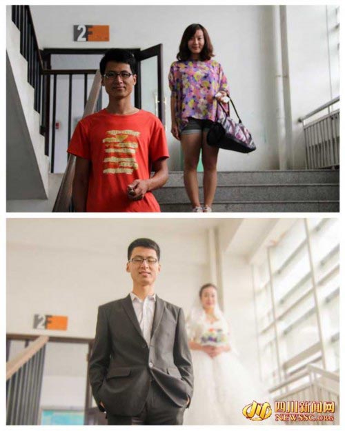 Ảnh cưới đáng yêu của cặp đôi từng học chung trường - 10