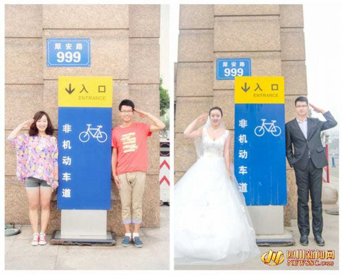 Ảnh cưới đáng yêu của cặp đôi từng học chung trường - 2