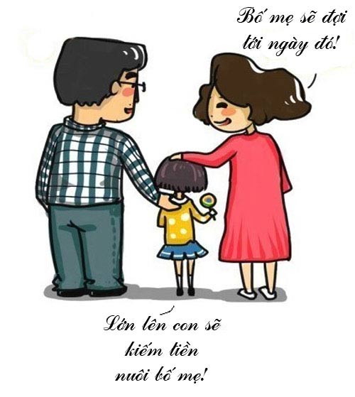 Nghẹn ngào với truyện tranh #039;hãy nói lời yêu thương cha mẹ#039; - 1