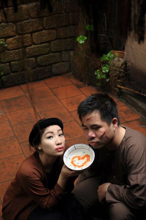 Những bộ ảnh cưới với áo nâu, váy đụp - 9