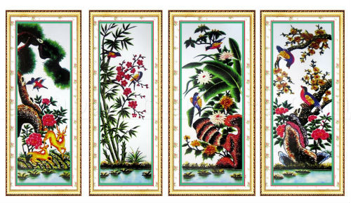 Tranh thêu chữ thập giảm giá cho chị em vui Tết - 3