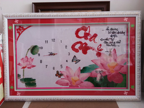 Tranh thêu chữ thập giảm giá cho chị em vui Tết - 2