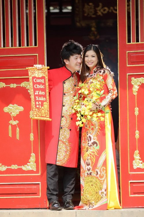 Phạm Thanh Thảo quot;ăn Tết sớmquot; cùng Dương Ngọc Thái - 12