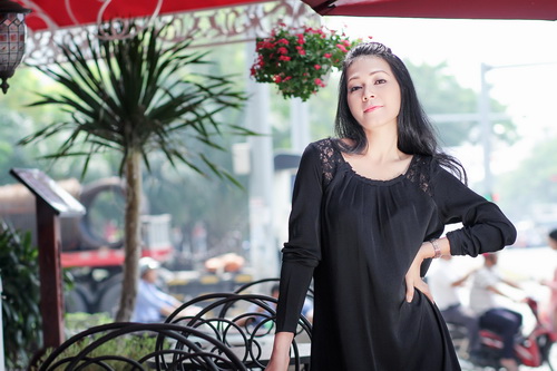 Đinh Y Nhung ngạo nghễ, quot;chơi bờiquot; trên phố - 14