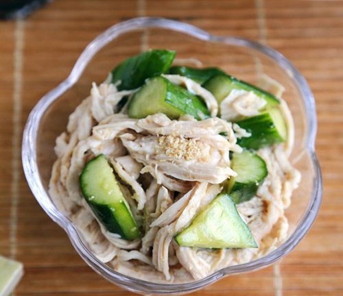 Nộm gà dưa chuột chống ngán cho Tết - 5