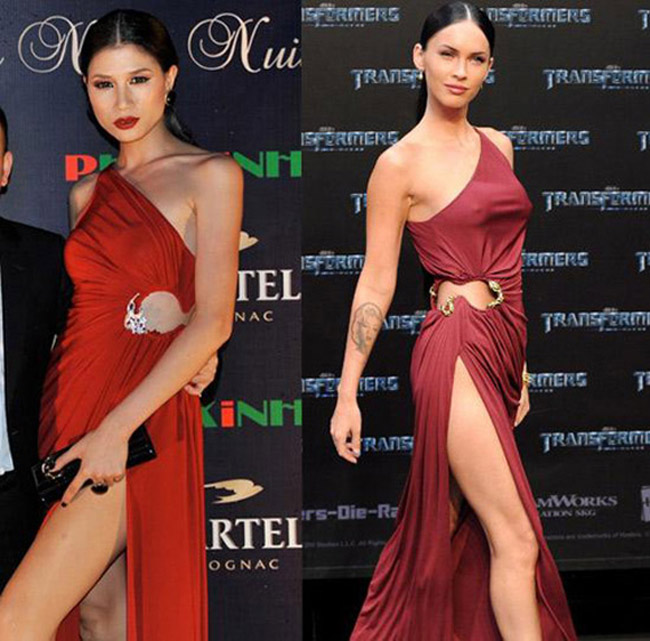 Trang Trần trở thành 'Megan Fox' phiên bản Việt
