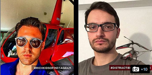 Ảnh hài hước giới trẻ bắt chước... con nhà giàu - 1