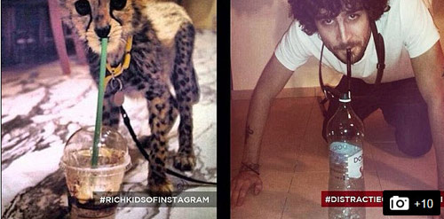 Ảnh hài hước giới trẻ bắt chước... con nhà giàu - 10