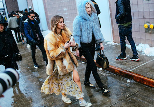 Tín đồ xúng xính áo lông trẩy hội thời trang New York - 6